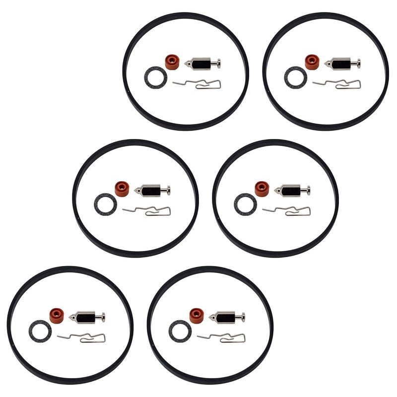 OXCANO 6PCS 631021 Carburetor Needle Seat Bowl Gasket Rebuild Repair Kit Compatible with Tecumseh V40 V50 V60 VM80 H30, Hyundai Sonata 2011-2014, Hyundai Tucson 2011-2014, Kia Optima 2011-2014 - Image 1